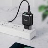 СЗУ HOCO N6 2xUSB-A QC3.0 + кабель USB-A - USB-C, чёрное